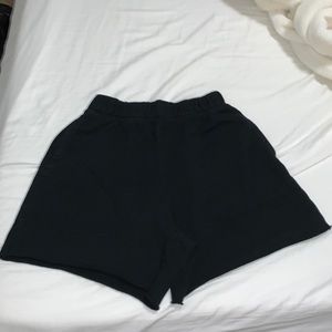 Black Aerie Fleece Shorts
